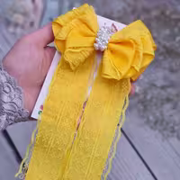 گلسر دستساز  دنباله دار زرد هانا 