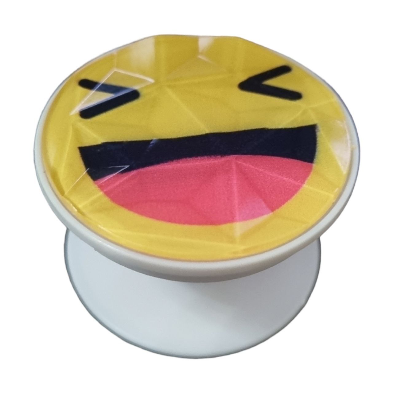 پایه نگهدارنده گوشی موبایل و تبلت پاپ سوکت طرح ایموجی مدل کریستالی