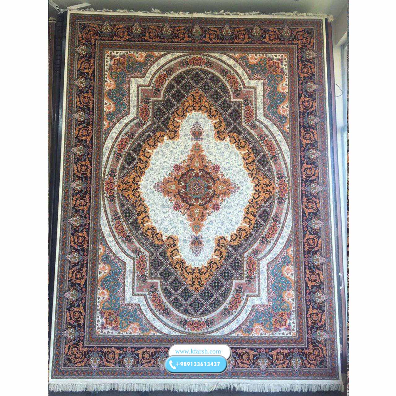 فرش 1200 شانه طرح زرنگار