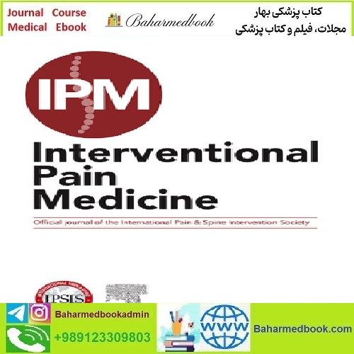 Interventional Pain Medicine Volume 2 Issue 1 to Issue 4 202