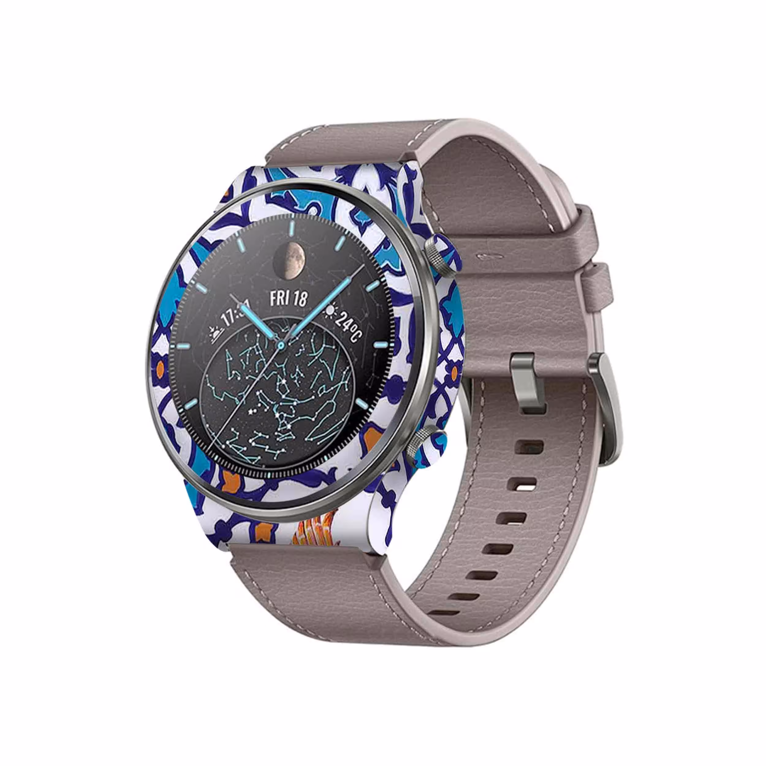 برچسب ماهوت طرح Homa Tile مناسب برای ساعت هوشمند هوآوی Watch GT 2 Pro