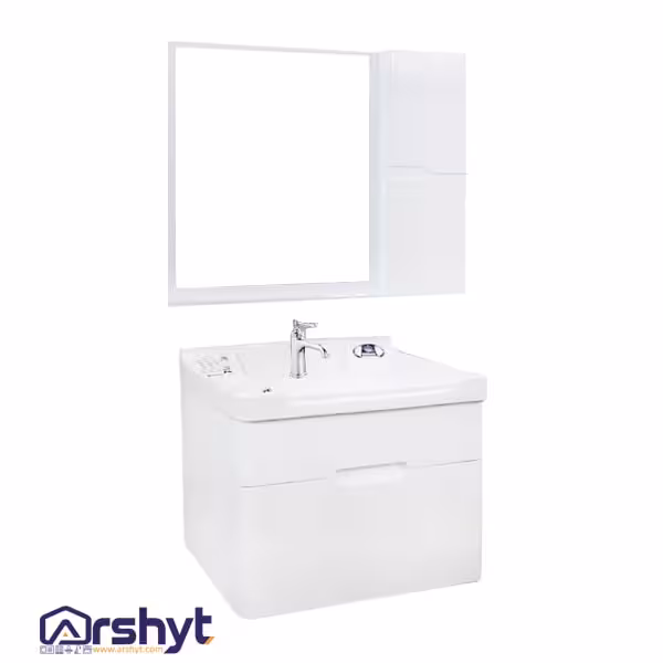 ست کابینت روشویی آینه پلاتوس 80*46 - لوازم خانه و آشپزخانه آرشیت