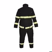 لباس عملیاتی آتش نشانی دوپونت مدل FIREMAN نومکس مشکی