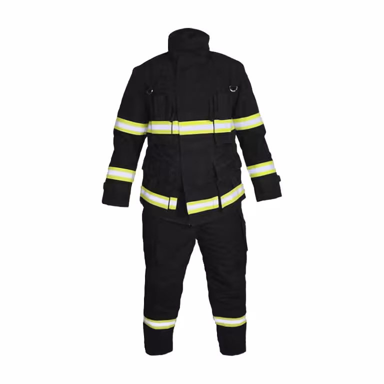 لباس عملیاتی آتش نشانی دوپونت مدل FIREMAN نومکس مشکی