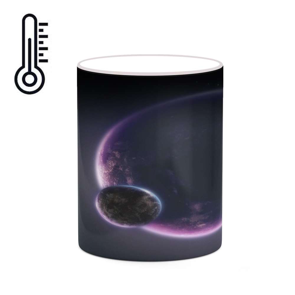 ماگ حرارتی کاکتی طرح فضا و کهکشان مدل mgh19983