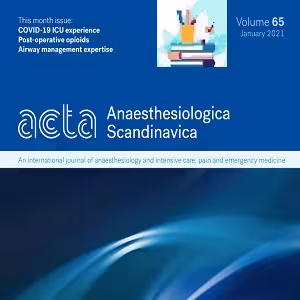 Acta Anaesthesiologica Scandinavica 2021 Full Archives at 25€