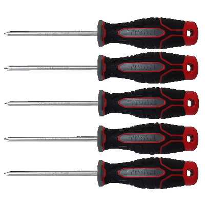 پیچ گوشتی چهارسو تیوان مدل HT - 0051 مجموعه 5 عددی