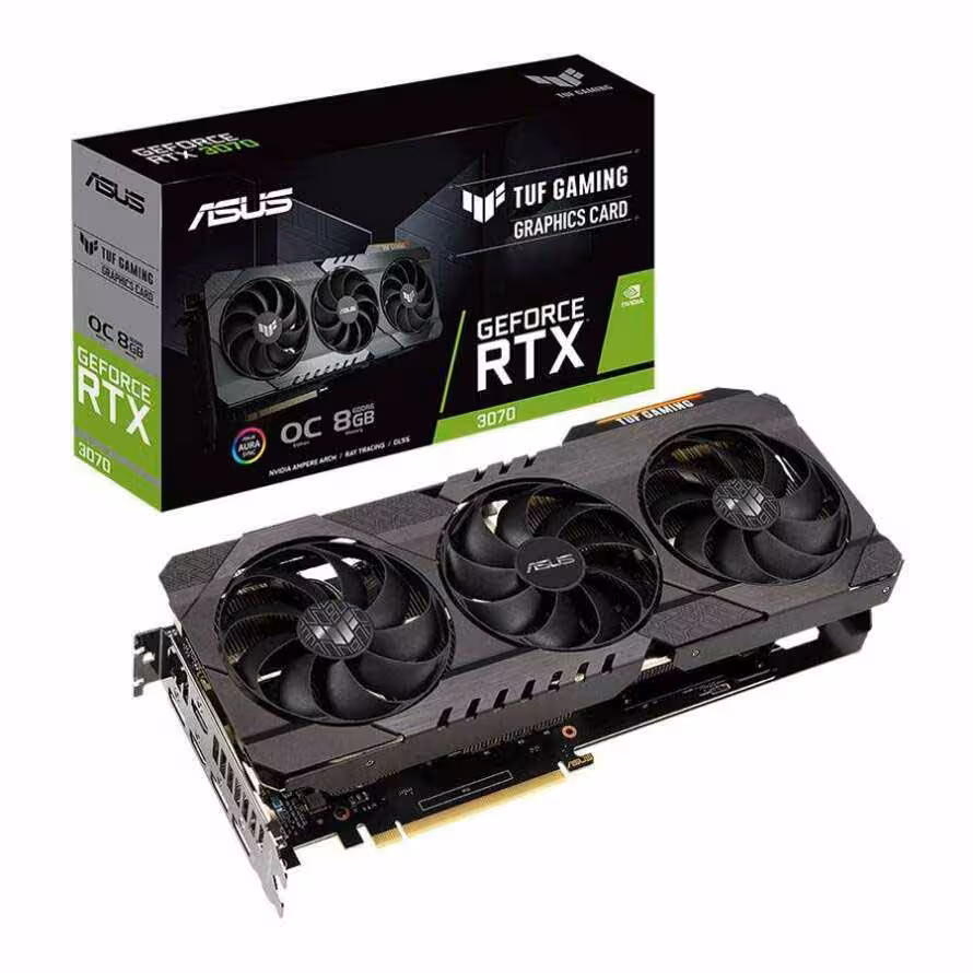 خرید کارت گرافیک ایسوس Graphics ASUS TUF RTX 3070 O8G GAMING با بهترین قیمت