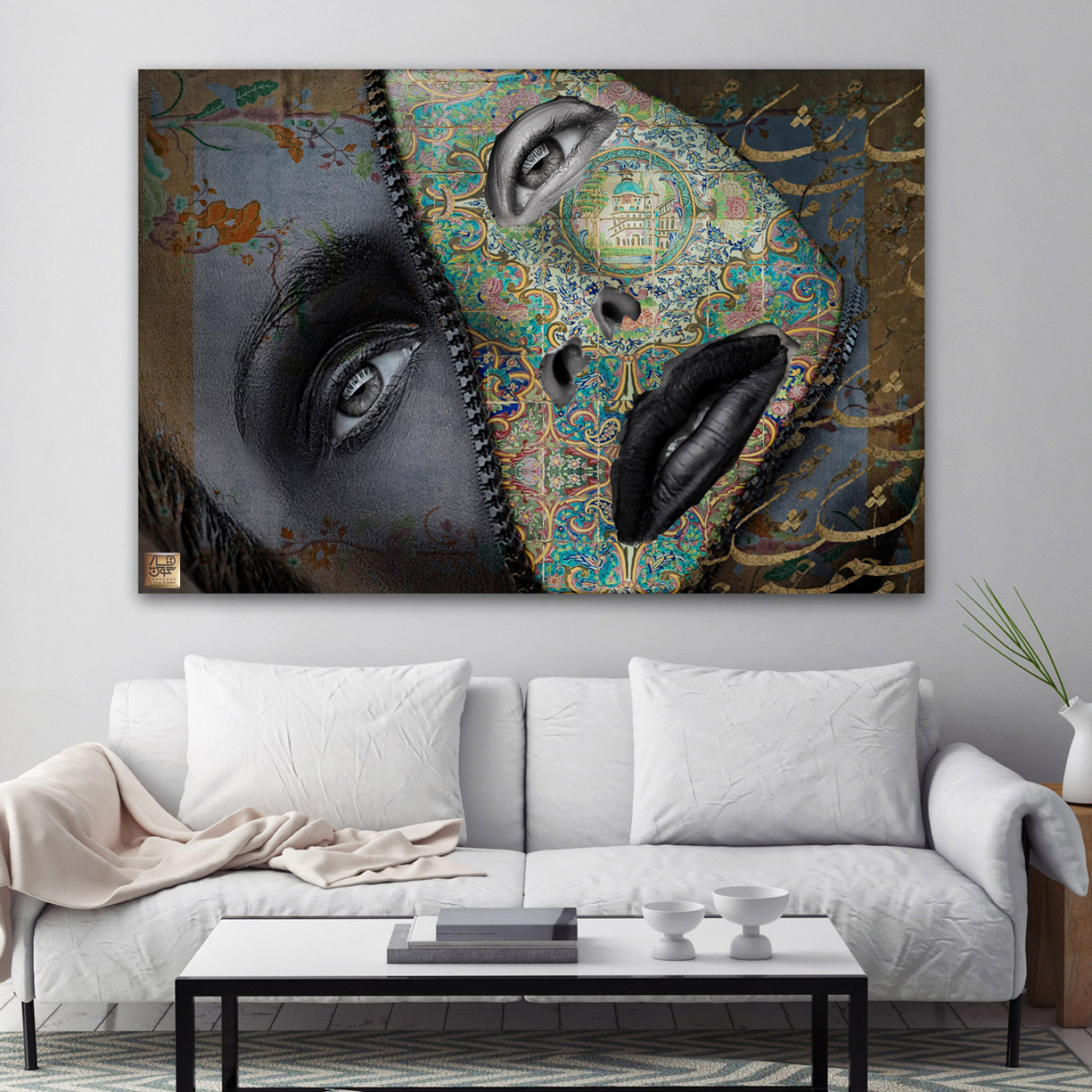 تابلو بوم چارگوش مدل 2524