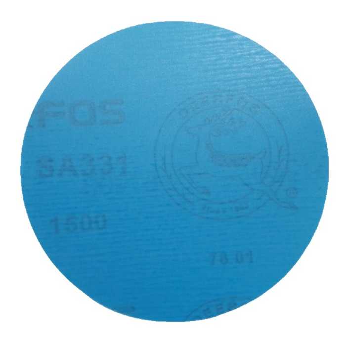 سنباده دیسکی پشت کرکی دیرفوس P1500 سایز  12.5  سانتی متری بسته 10 عددی