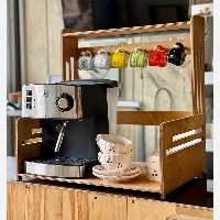 استند اسپرسو استند چوبی اسپرسو سازاستند چوبی اسپرسوساز شلف اسپرسو ساز استند قهوه ساز استند چوبی قهوه ساز 5