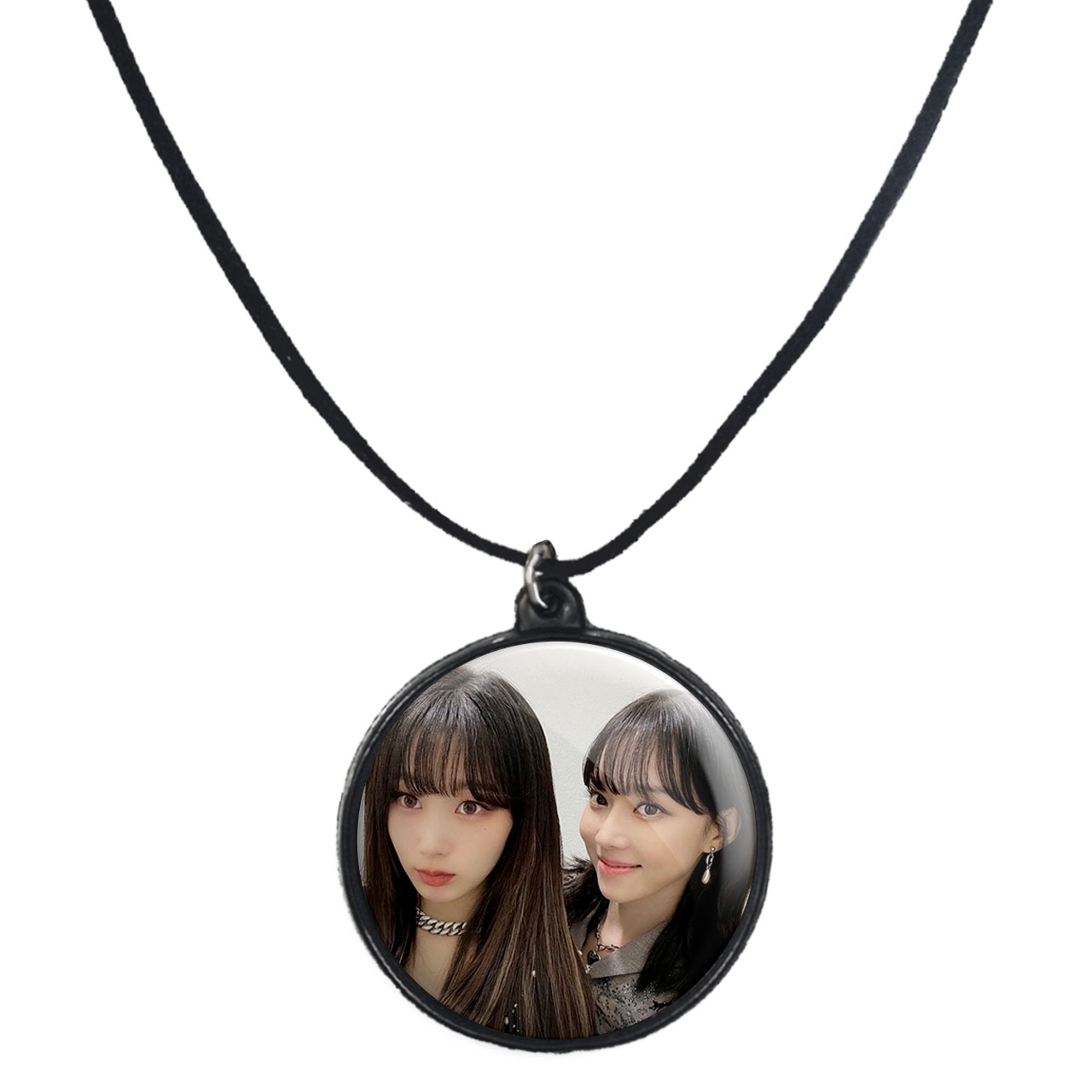 گردنبند پرمانه طرح aespa کد pmb.18687 مدل دو طرفه