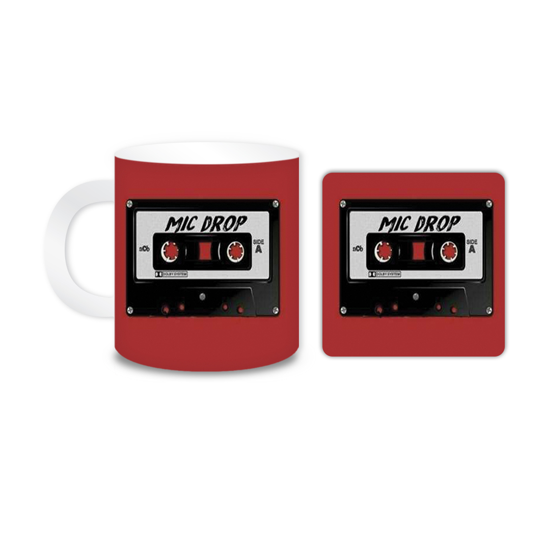 ماگ مدل نوارکاست کد 1061 به همراه زیر لیوانی