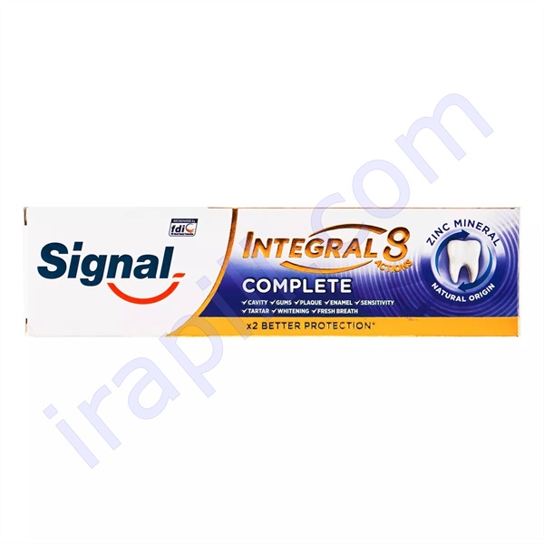 خمیر دندان سیگنال سری Integral 8 مدل Complete حجم 75 میلی لیتر