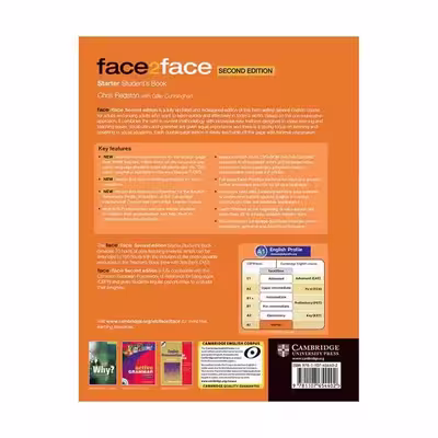 کتاب Face2Face 2nd Starter اثر Gillie Cunningham انتشارات کمبریج 