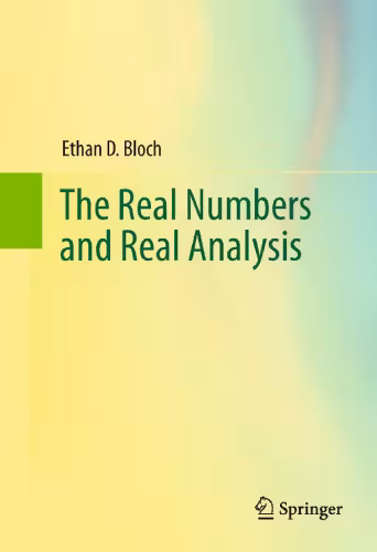 خرید و دانلود نسخه کامل کتاب The Real Numbers and Real Analysis