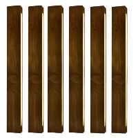 چراغ خواب چوبی تزیینی دیواری از جنس چوب نراد و LED آفتابی مدل C-37 بسته 6 عددی