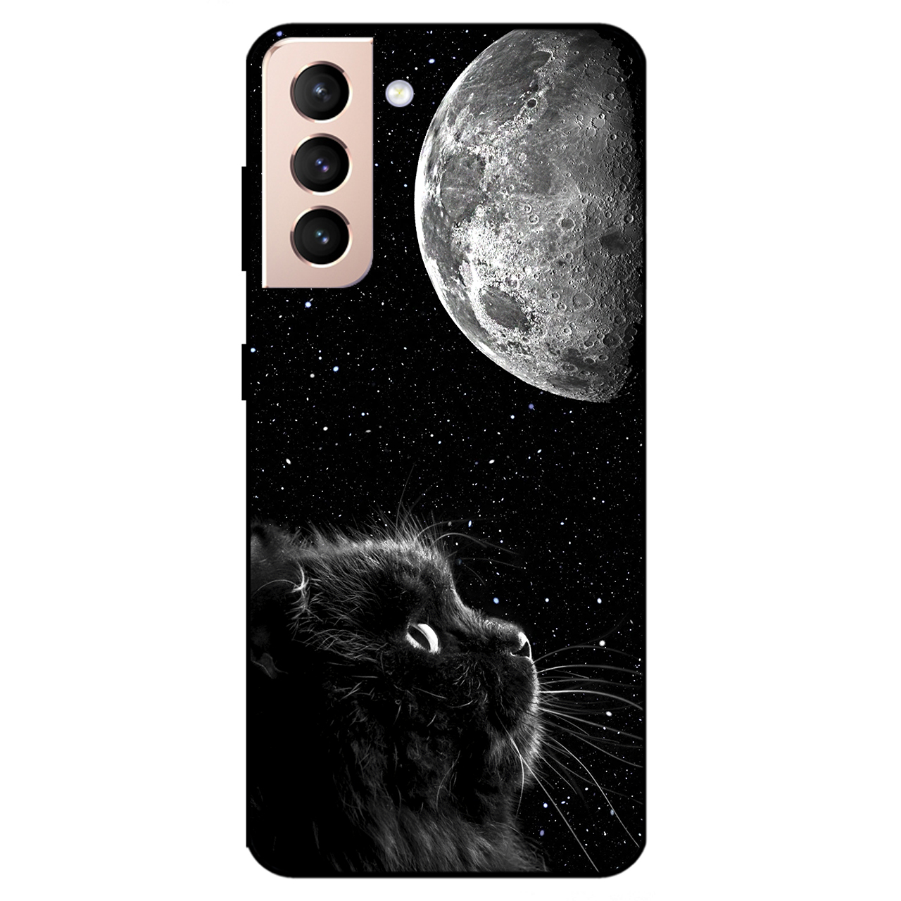 کاور مگافون طرح گربه مدل 1882 مناسب برای گوشی موبایل سامسونگ Galaxy S21 Plus 5G 