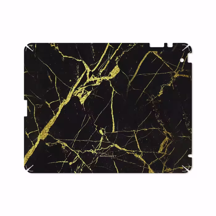 برچسب پوششی ماهوت مدل Graphite-Gold-Marble مناسب برای تبلت اپل iPad 2 2011 A1397