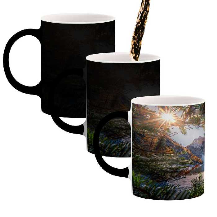 ماگ حرارتی کاکتی طرح منظره مدل mgh17440