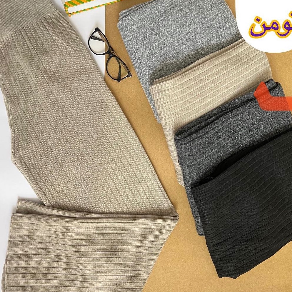 شلوار بافت زنانه شلوار بگ زنانه شلوار زمستانه
