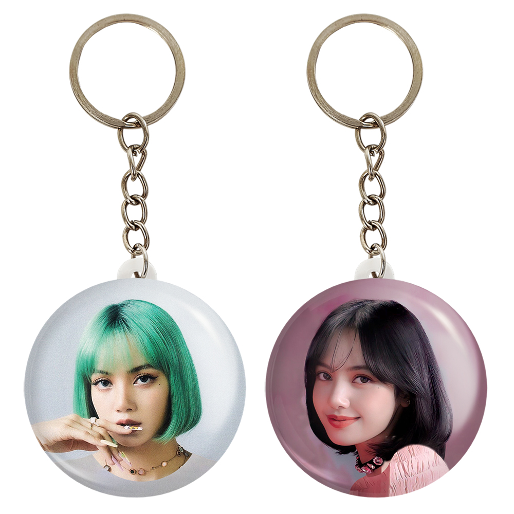 جاکلیدی خندالو مدل لیسا بلک پینک کد 1426414261 مجموعه 2 عددی