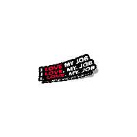 استیکر تزئینی موبایل و تبلت لولو مدل من عاشق کارمم , تکرار کن تا قانع شی کد 298