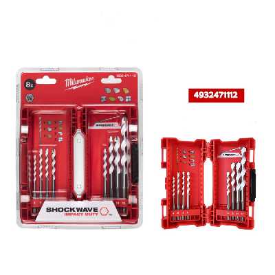 مته بتن میلواکی مدل 4932471112 مجموعه 8 عددی 