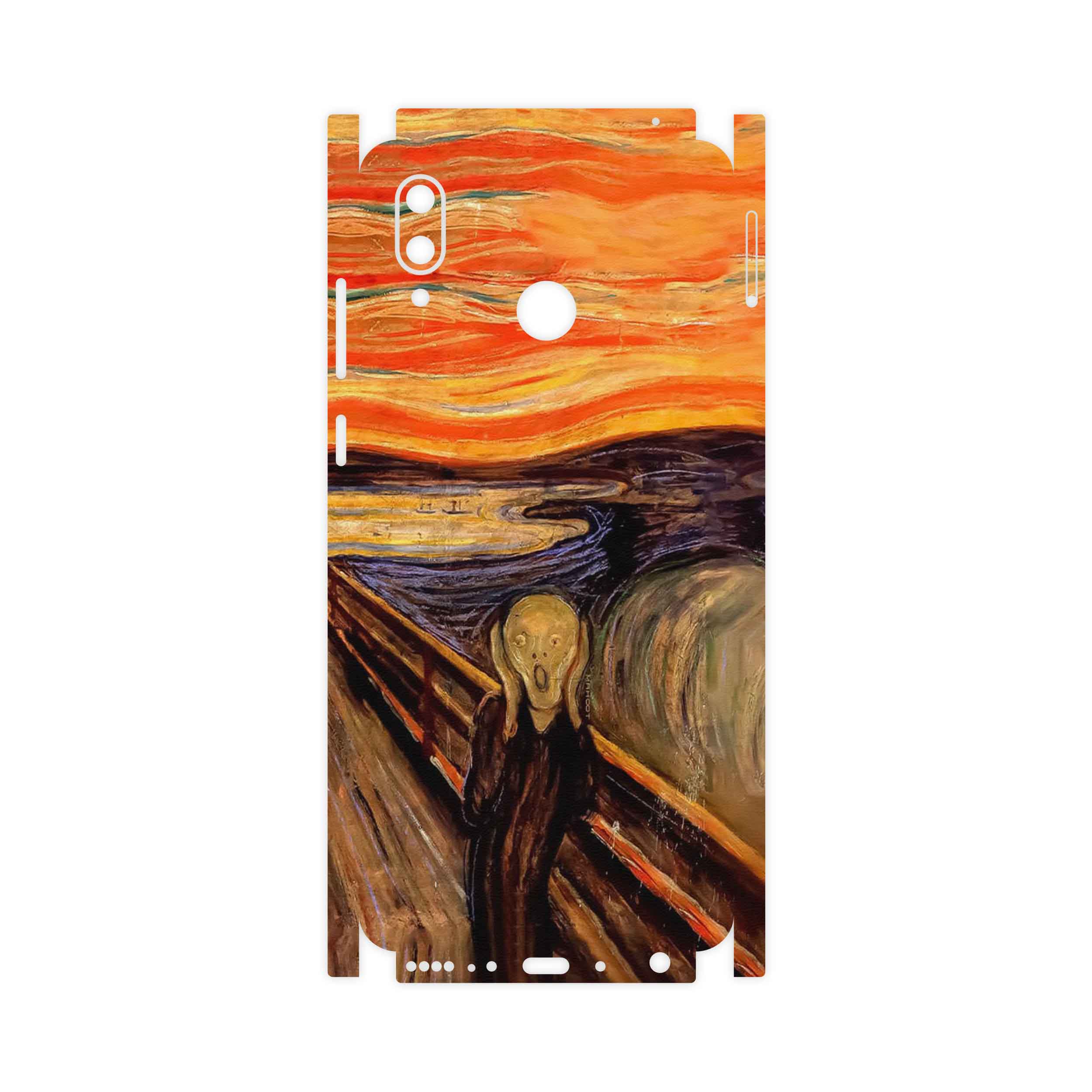 برچسب پوششی ماهوت مدل The Scream of Munch-FullSkin مناسب برای گوشی موبایل آنر Play
