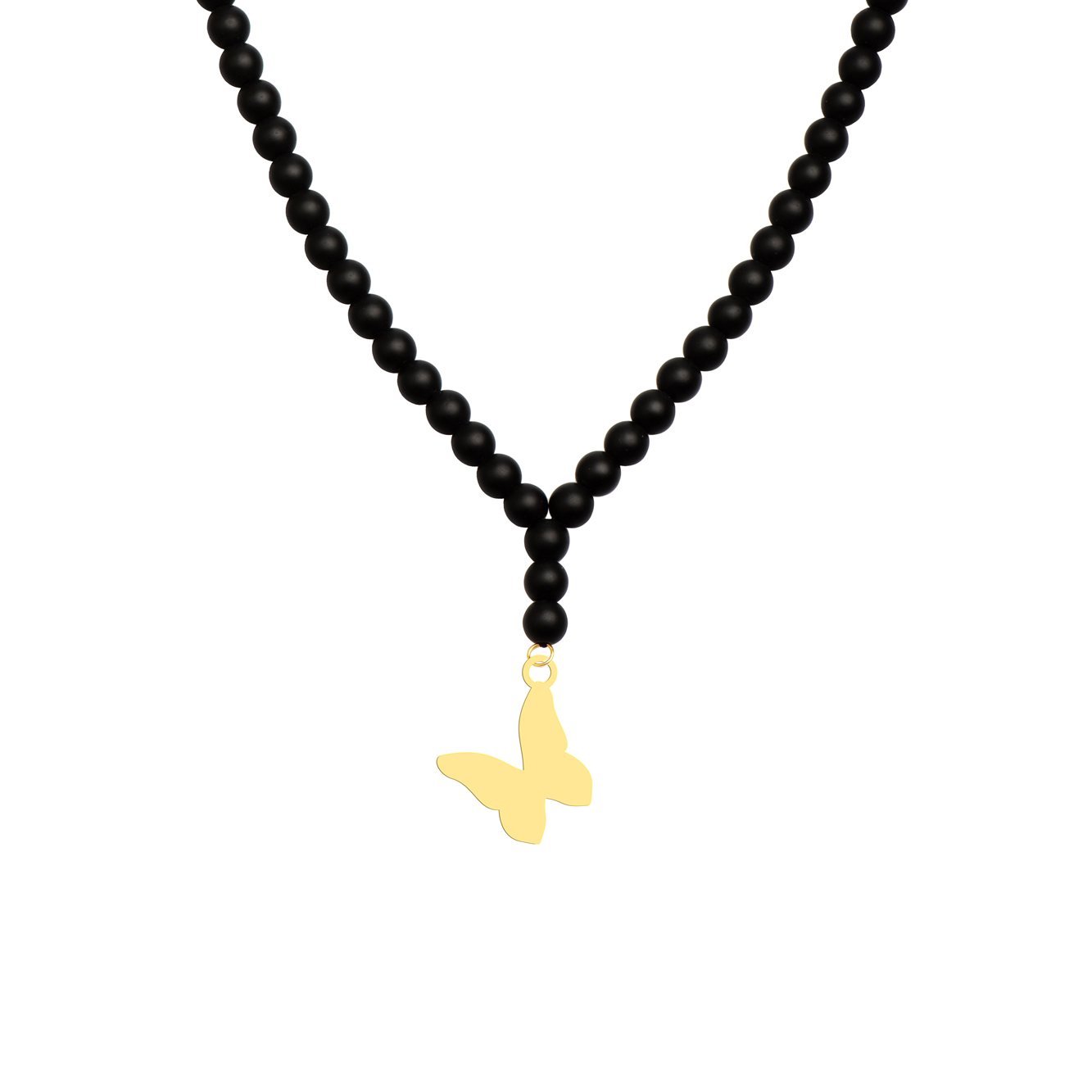 گردنبند طرح پروانه مدل S1