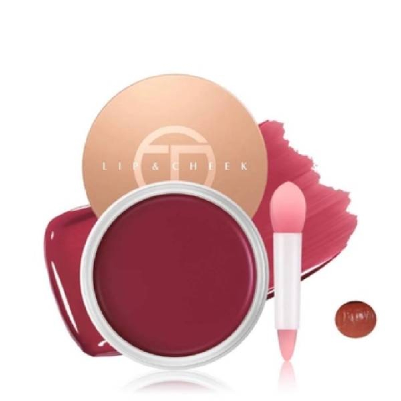 تینت لب او تو او کد 1 رنگ رزگلد تیره