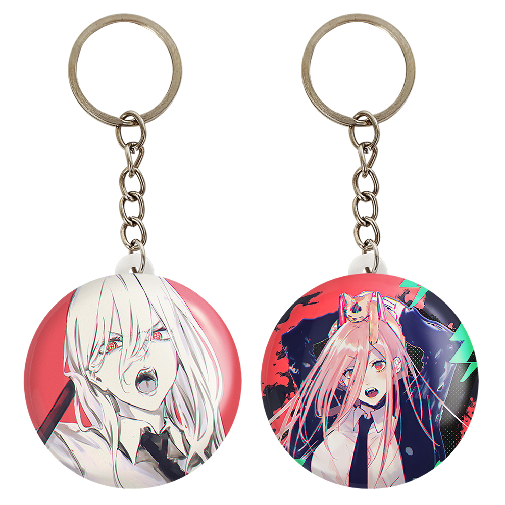 جاکلیدی خندالو مدل پاور انیمه مرد اره ای کد 1784217843 مجموعه 2 عددی