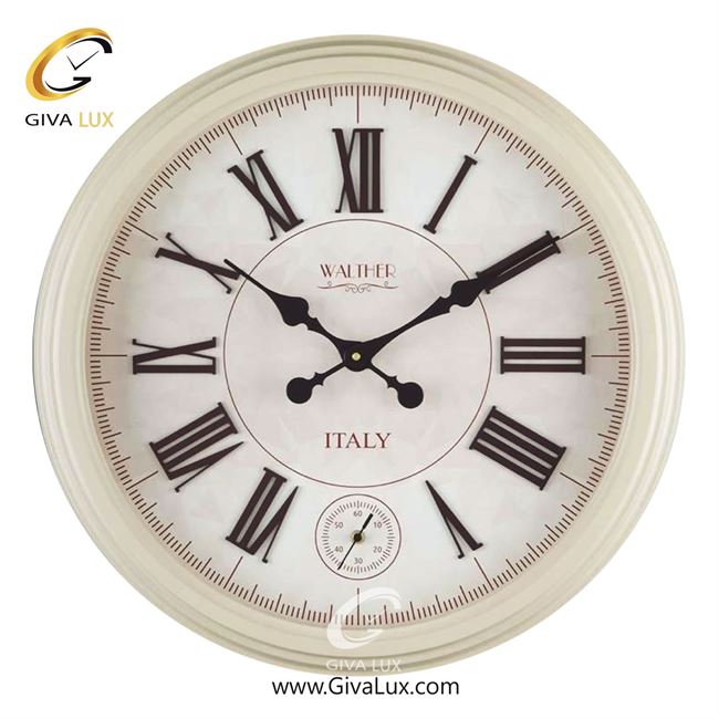 ساعت دیواری اورجینال والتر چوب کرم| کد رفرنس 6035CR