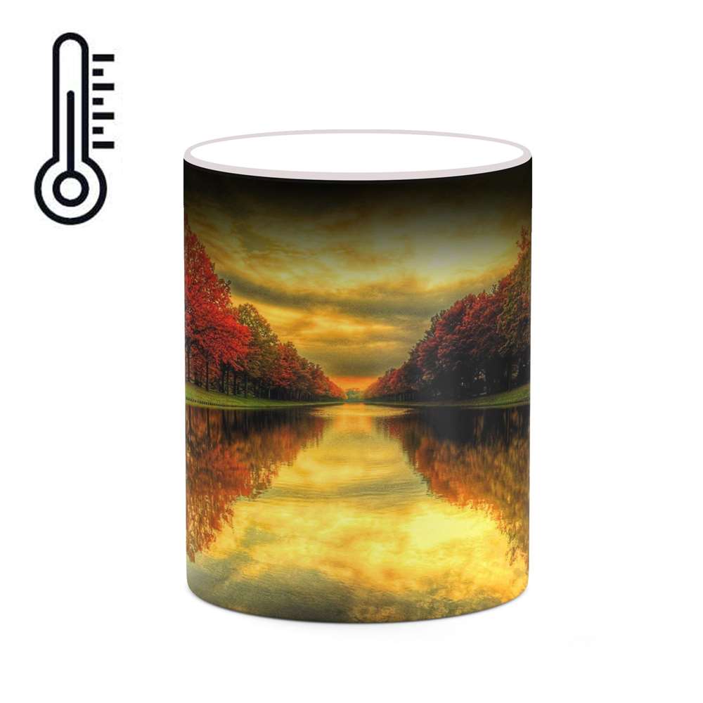 ماگ حرارتی کاکتی طرح منظره مدل mgh18227