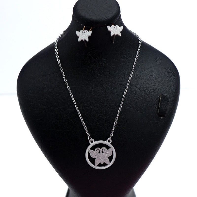 نیمست شنی پروانه و دایره نقره ای 71961