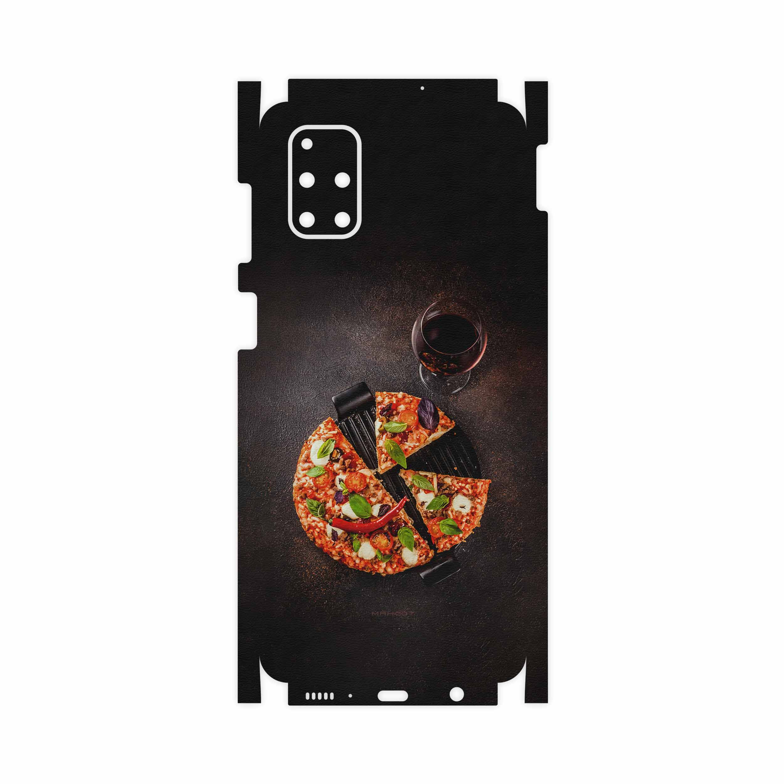 برچسب پوششی ماهوت مدل Pizza-FullSkin مناسب برای گوشی موبایل سامسونگ Galaxy M51