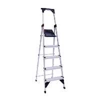 نردبان 5 پله آلومنیومی اطلس پارس پله