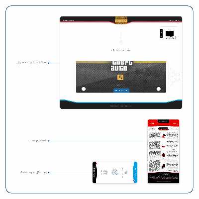 برچسب پوششی ماهوت مدل Gta-Game مناسب برای تبلت سامسونگ Galaxy Tab S 10.5 2014 T805