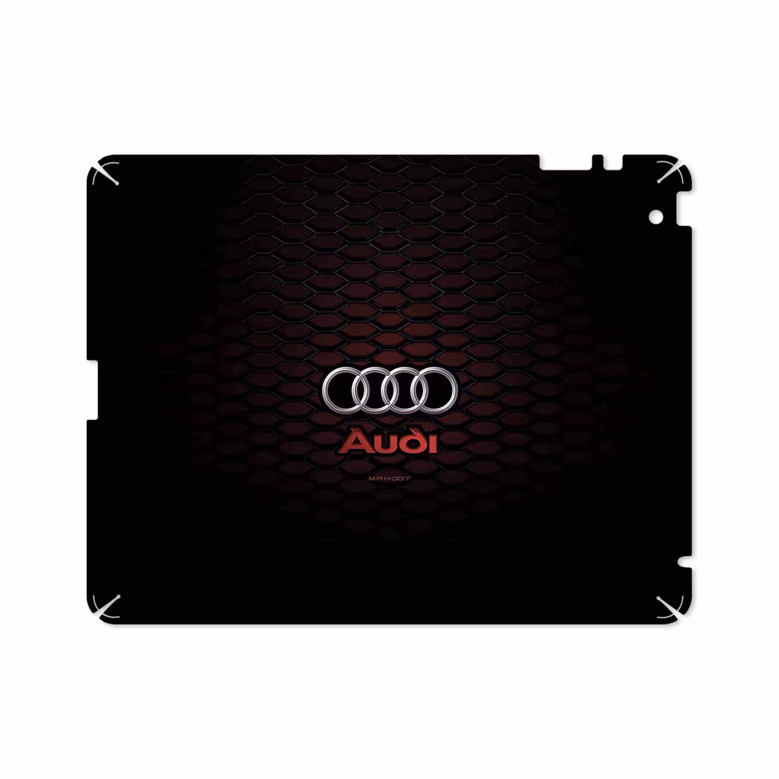 برچسب پوششی ماهوت مدل Audi AG مناسب برای تبلت اپل iPad 2 2011 A1395