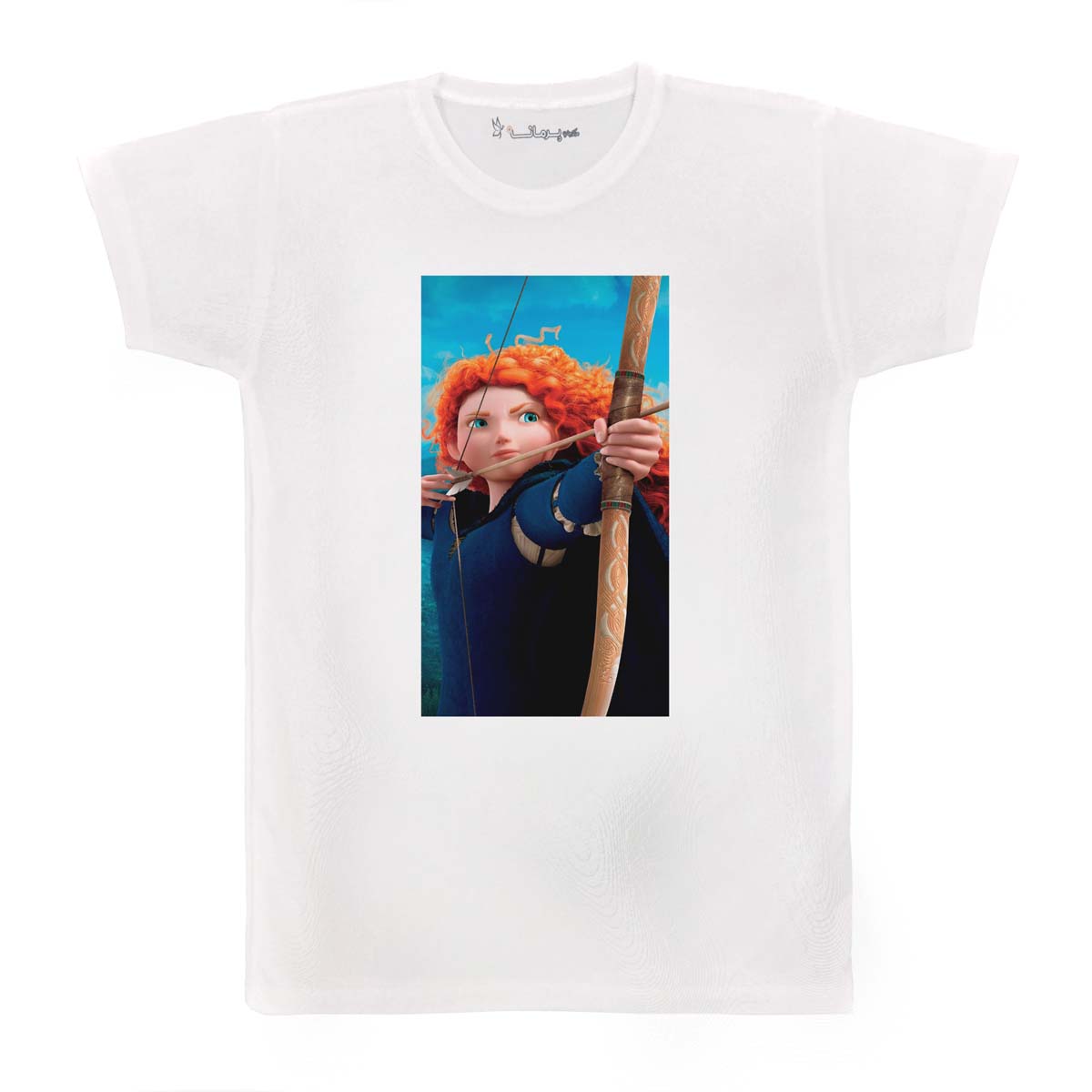 تی شرت بچگانه پرمانه طرح انیمیشن دلیر کد pmt.3846