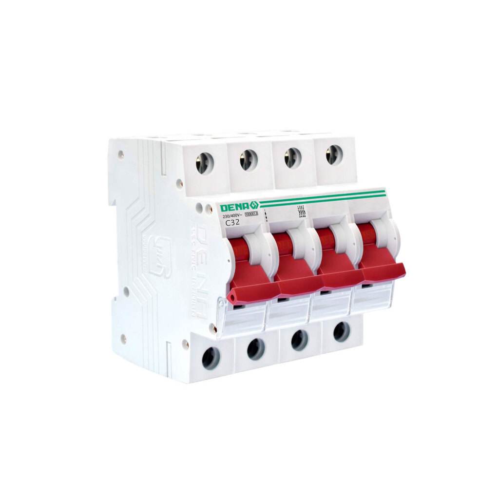فیوز مینیاتوری چهار پل 32 آمپر دنا الکتریک مدل C32-10K-4P
