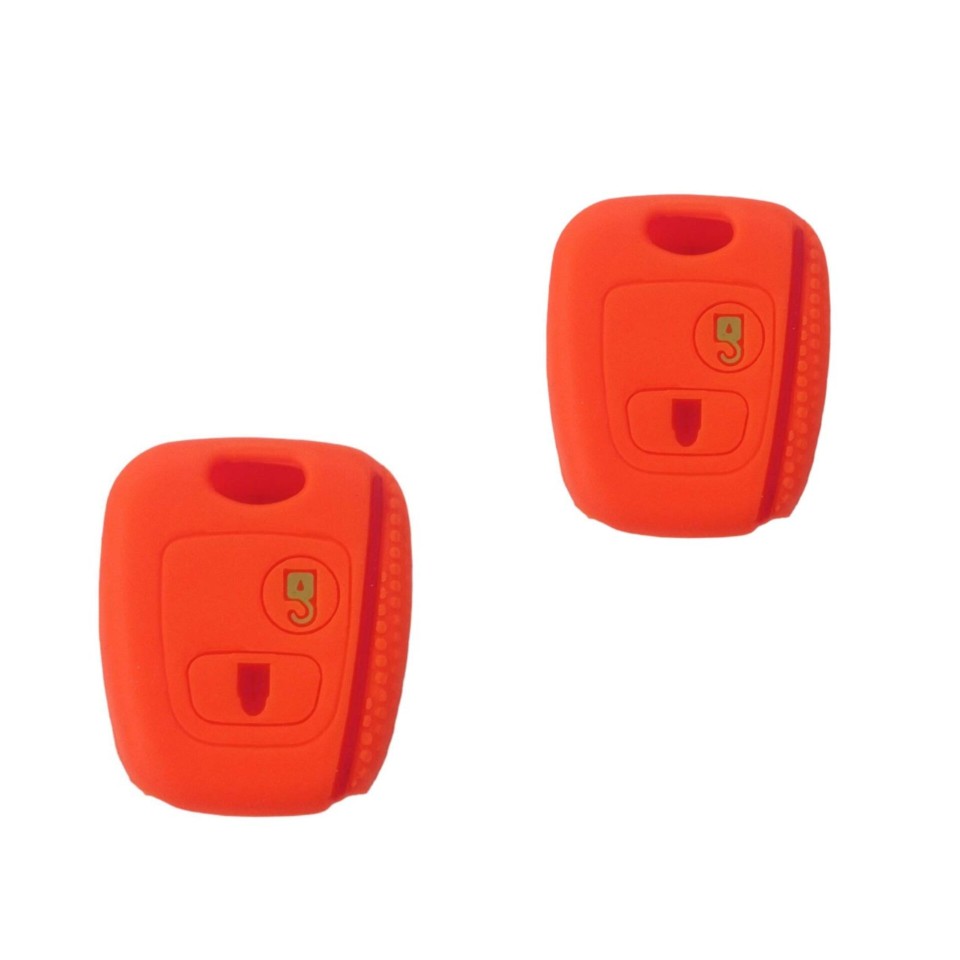 کاور سوییچ خودرو مدل سیلیکونی آجدار کد Dva2 مناسب برای 206 بسته 2 عددی