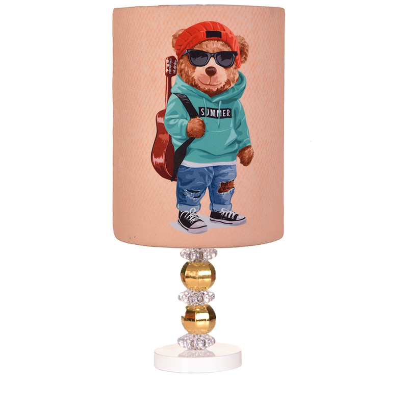 آباژور رومیزی کودک مدل خرس کلاهدار