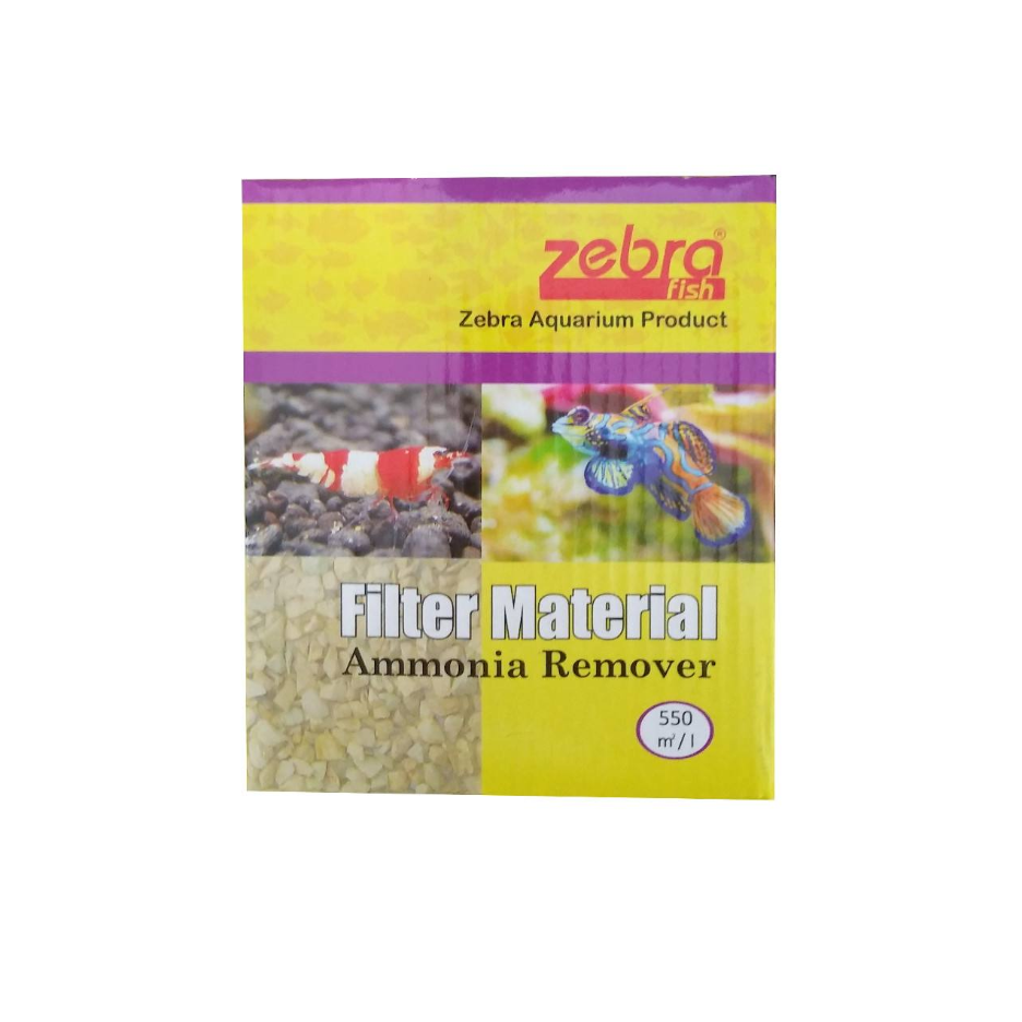 زئولیت حذف کننده آمونیاک آکواریوم زبرا مدل Amonia Remover حجم 450 میلی لیتر