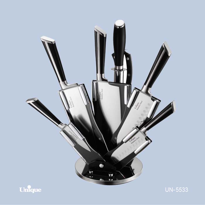 سرویس کارد 8 پارچه پروانه گردان یونیک کد UN-5533