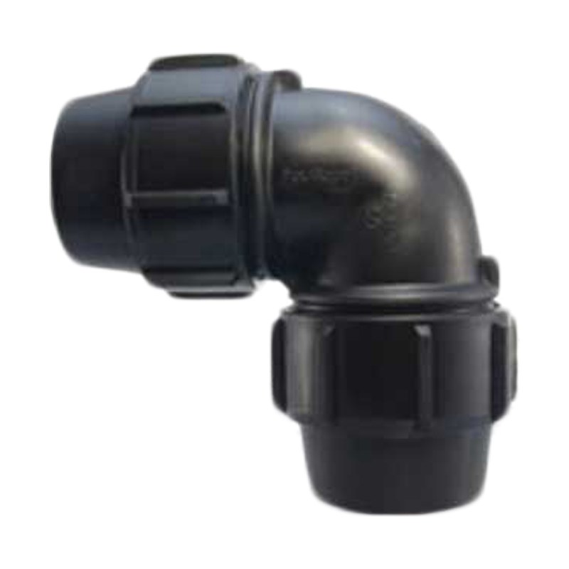 زانو مساوی 32 به 32 پلی اتیلن مهره ماسوره ای (پیچی) درجه یک