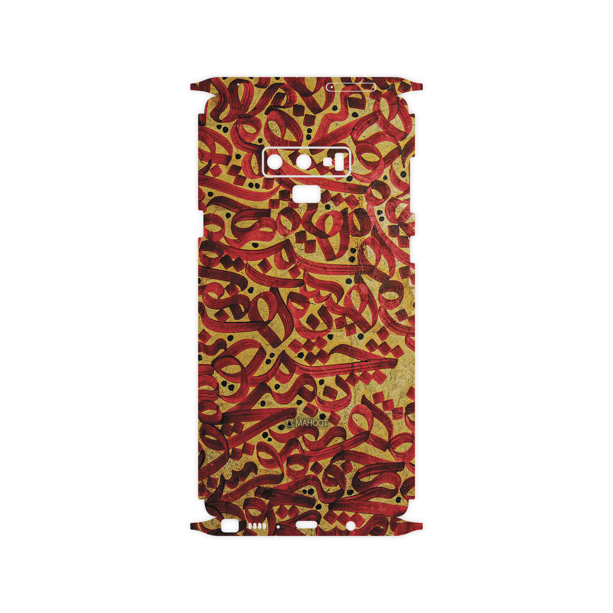 برچسب پوششی ماهوت مدل Nastaliq-6-FullSkin مناسب برای گوشی موبایل سامسونگ Galaxy Note9