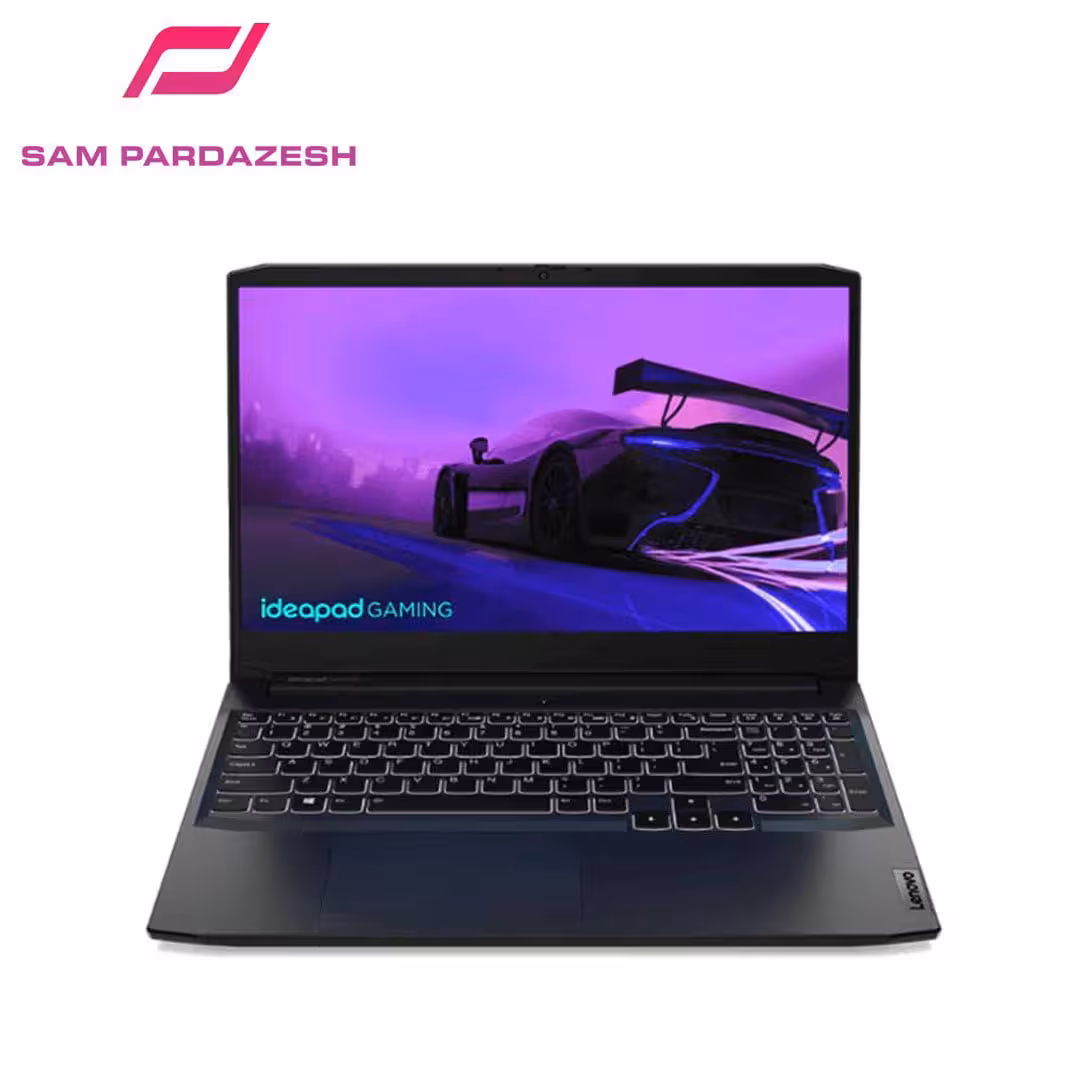 لپ تاپ لنوو مدل Gaming 3، پردازنده Core i5-11400H، رم 32 گیگابایت، حافظه SSD 256 گیگابایت و حافظه HDD 1 ترابایت، گرافیک RTX3050 با 4 گیگابایت