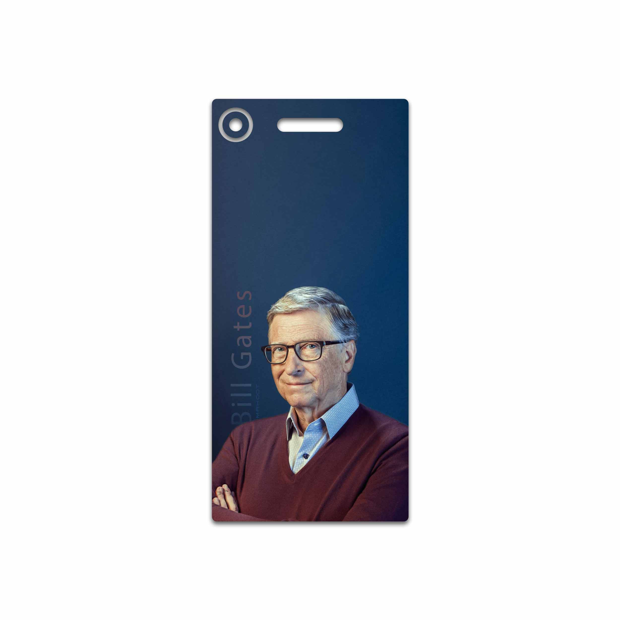 برچسب پوششی ماهوت مدل Bill Gates مناسب برای گوشی موبایل سونی Xperia XZ1