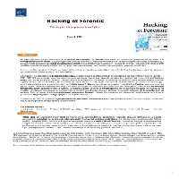 خرید و دانلود نسخه کامل کتاب Hacking et Forensic